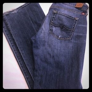 Lucky brand dungarees size 4/27